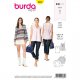 Burda 6234 Shirt van viscose crepe of katoen