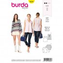 Burda 6234 Shirt van viscose crepe of katoen