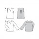 Burda 6234 Shirt van viscose crepe of katoen