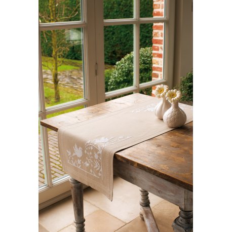 Loper kit Witte vogels  PN-0013131