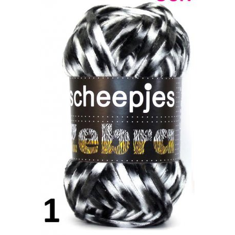 Zebra Zwart Scheepjeswol