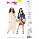 Burda 6226 Broeken van viscose, crepe, katoen of linnen