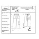 Burda 6250 Broeken van viscose, crepe of katoen