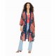 Burda 6344 Kimono van viscose, crepe, batist en zijde