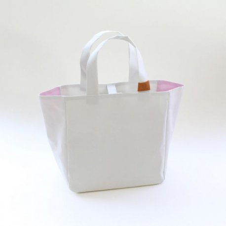 Cohana Washi projecttas handgeverfd 22x22x12cm roze