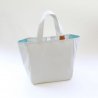 Cohana Washi projecttas handgeverfd 22x22x12cm groen