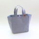 Cohana Washi projecttas handgeverfd 22x22x12cm blauw