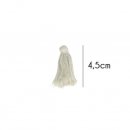 20x Kwastjes mat 4,5cm lang  79719 lichtgrijs 016