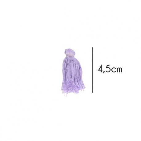 Kwastjes mat 4,5cm lang  79722 lila 187
