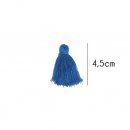 Kwastjes mat 4,5cm lang  79723 Koblaltblauw 215