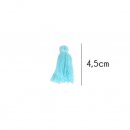 Kwastjes mat 4,5cm lang  79716 lichtblauw 259
