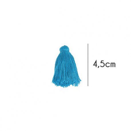 Kwastjes mat 4,5cm lang  79712 Jeansblauw 298