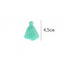 Kwastjes mat 4,5cm lang  79720 Turquoise 325