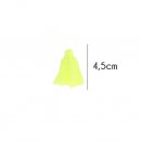Kwastjes mat 4,5cm lang  79726 geel 638