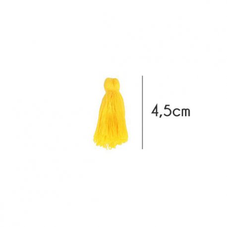 Kwastjes mat 4,5cm lang  79718 Okergeel 645