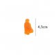 Kwastjes mat 4,5cm lang  79728 Oranje 693
