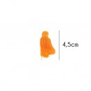 Kwastjes mat 4,5cm lang  79728 Oranje 693