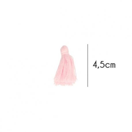 Kwastjes mat 4,5cm lang  79717 lichtroze 749