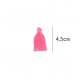 Kwastjes mat 4,5cm lang  79724 roze 786