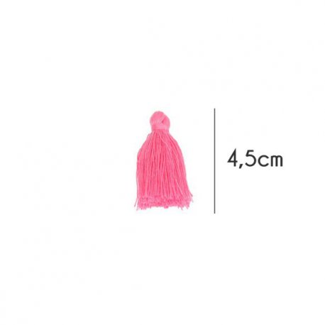 Kwastjes mat 4,5cm lang  79724 roze 786
