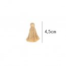20x Kwastjes mat 4,5cm lang  79713 beige 886