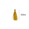 Kwastje glans met ring 4,0cm lang  79739 oker 645