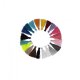 Kwastje glans met ring 4,0cm lang 5x20 kleuren  79752