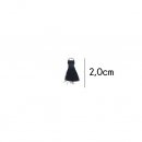 Kwastje glans met ring 2,0cm lang  79763 donkerblauw 210