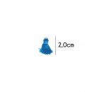 Kwastje glans met ring 2,0cm lang  79754 jeansblauw 298