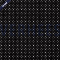 Katoen Gecoat met kleine stippen C4948 V zwart 001