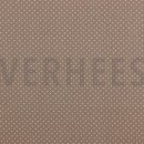 Poplin Katoen met kleine stipjes 04948 V Taupe 019