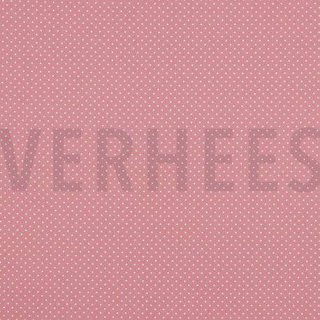 Poplin Katoen met kleine stipjes 04948 V Blush 031