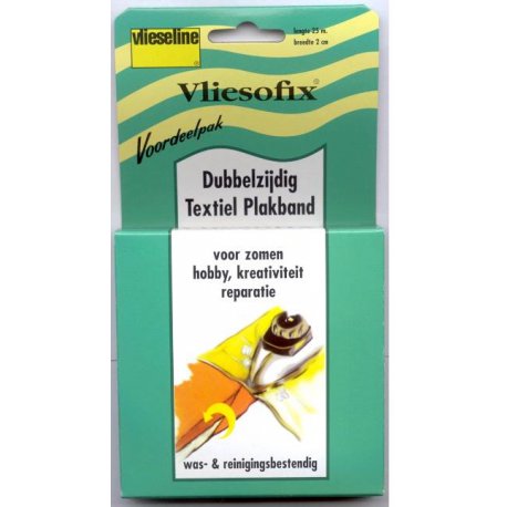 Vliesofix 2 cm breed 5 of 25 mtr.