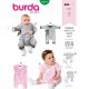 Burda 9314 Rompers van tricot/jersey
