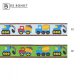 GEWEVEN BAND TRUCKS 16MM 65877-01 Rood, Blauw, Geel