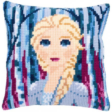 KRUISSTEEKKUSSEN KIT DISNEY FROZEN 2 ELSA