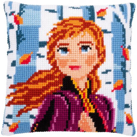 KRUISSTEEKKUSSEN KIT DISNEY FROZEN 2 ANNA