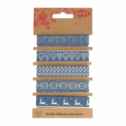 BAND 5x1mtr 15MM breed 60882 Blauw