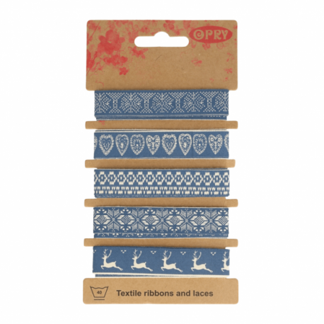BAND 5x1mtr 15MM breed 60882 Blauw