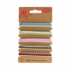 BAND 5x1mtr YARN-DYED 10mm Rood blauw en grijs