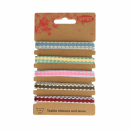 5x BAND 5x1mtr YARN-DYED 10mm Rood blauw en grijs