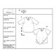 Burda 6307 Shirts van Katoen, Crepe Viscose of zijde maatje meer