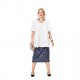 Burda 6307 Shirts van Katoen, Crepe Viscose of zijde maatje meer