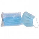 CIVIELE MONDKAPJES MET NEUSKLIP blauw wit