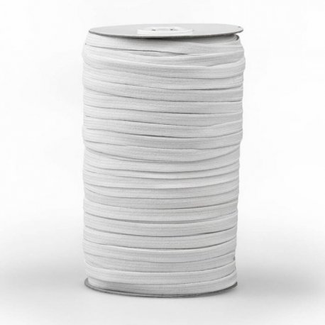 PRYM BAND ELASTIEK 6.5MM WIT