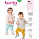 Burda 9312 Combinaties van jogging, tricot, Jersey