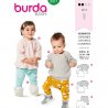 Burda 9312 Combinaties van jogging, tricot, Jersey