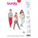 Burda 9300 Broeken van jogging of dikke tricot