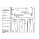 Burda 9300 Broeken van jogging of dikke tricot