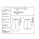 Burda 9302 Broeken van Viscose, Crepe Katoen of linnen